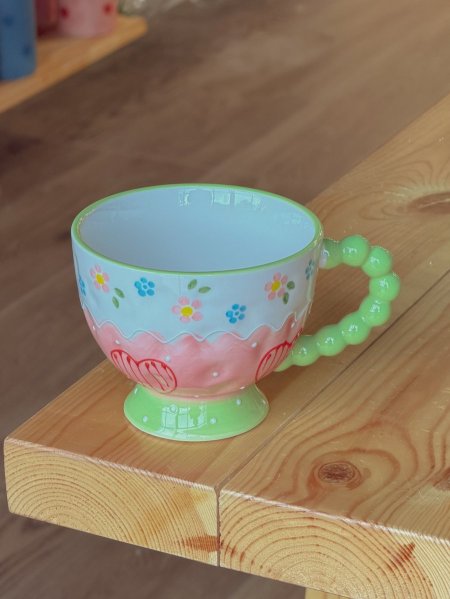 كوب الافطار برسمة كعكة الصباح 500ml