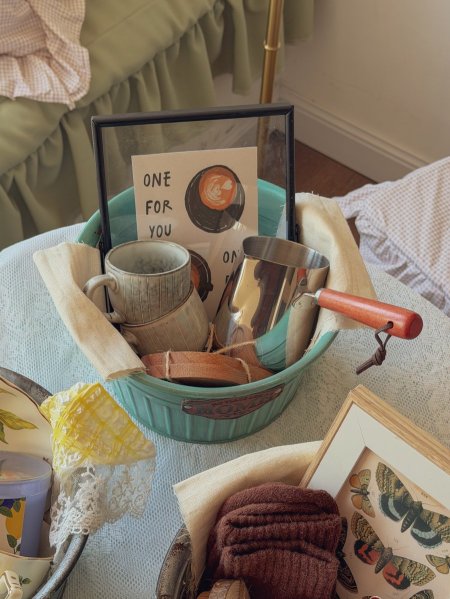 تنسيق هدية ريفي لعشاق القهوة