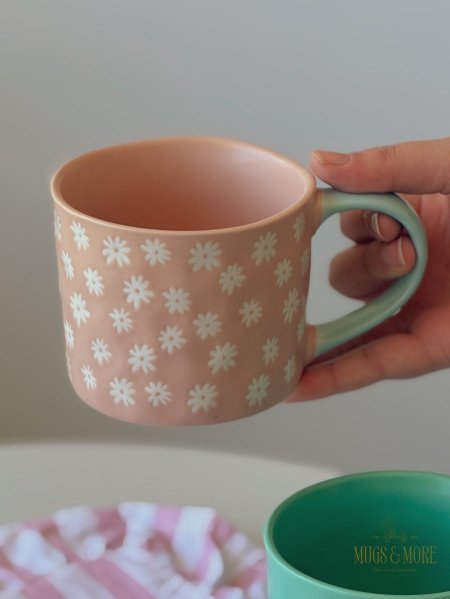 كوب بورسلان بزخرفات ثيم ربيعي مورد