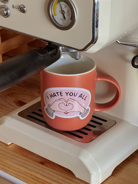 مج بعبارة "l hate you “