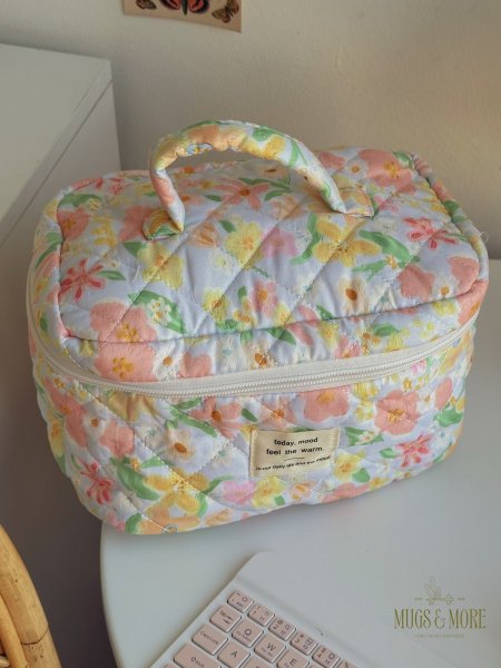 شنطة قماش ترند كواليتي عالي جدًا رسمة ورود