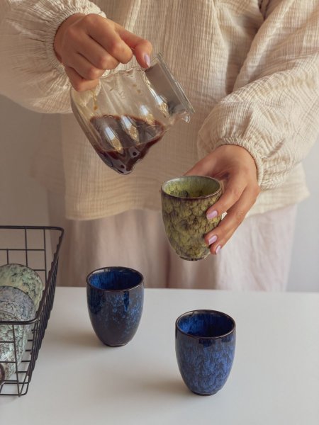 كاسة بورسلان للمشروبات المختلفة موشح صيني ستايل ياباني