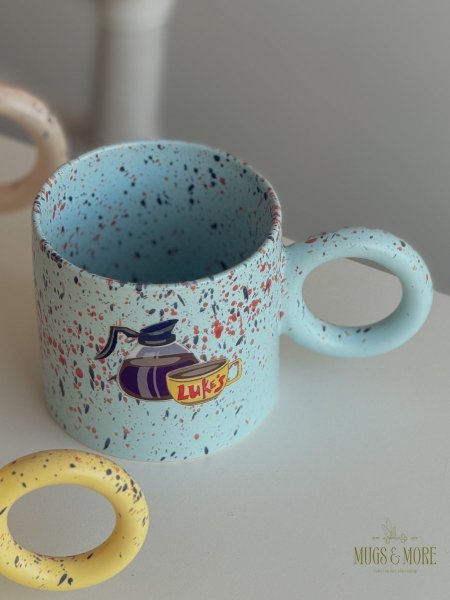 ازرق منقط300ml