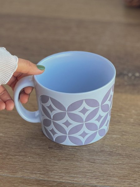 كوب برسمة زخارف حجم 500ml