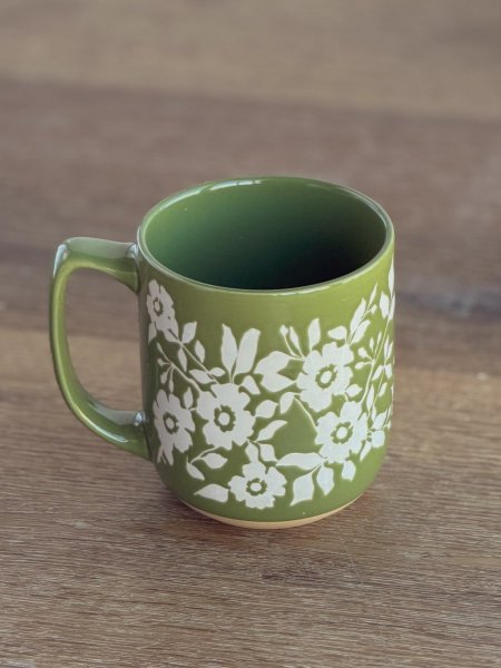 مج شتوي برسمة ورد حجم 500ml