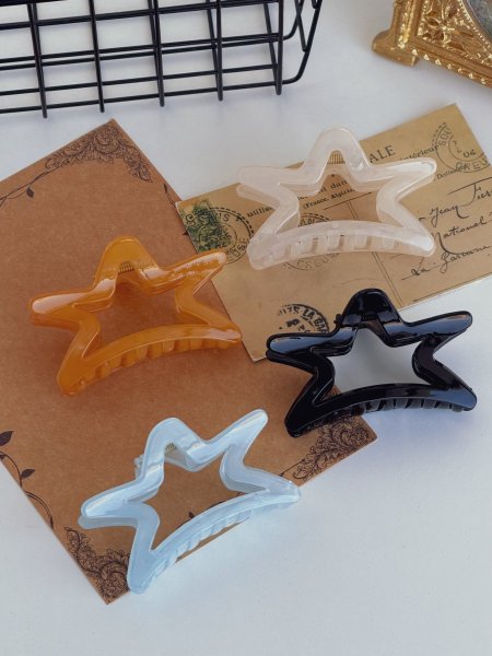 2 مشابك شعر شكل نجمة