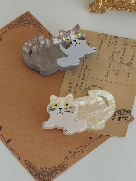 مشبك شعر شكل قطة