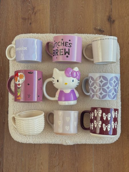 مجموعة ٩ اكواب (اللون البنفسجي)